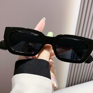 1pc Ladies' Plastic Square Decorative Fashion Sunglasses Beach Sun Glasses Beach Accessories For Wom