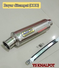slincer knalpot arrow knalpot racing arrow slincer saja inlet 50mm
