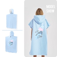 Surf Poncho Customized Towel Water Sports Hooded Robe Microfiber Beach Blanket Bath Swim Towel Wetsu