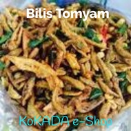 Ikan Bilis Goreng Tomyam Halal Kudapan Rangup Ikan Bilis Thailand Viral Sedap Rangup dan Pedas