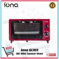 Iona 10L Oven Toaster GL103 | GL 103 (1 Year Warranty)