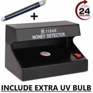 Money Detector Counterfeit Note Detector UV  EU PLUG / BATTERY