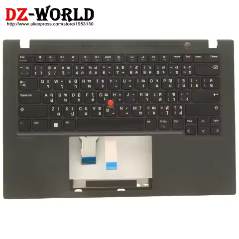For Lenovo Thinkpad T14s Gen 2 G2 Keyboard Upper Case Palmrest Shell Cover Black 5M11C47850
