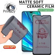 LAYAR Tempered Glass Ceramic Matte Spy Samsung A22 4G A22 5G A32 4G A32 5G A42 5G A52 A52 5G A52S 5G A72 A72 5G A23 4G A23 5G A33 5G A34 A54 A74 5G Tempered Glass matte Spy Privacy Full Screen