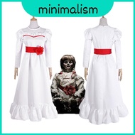 Annabelle Cosplay Outfit - Soft White Dress for Halloween Fun
