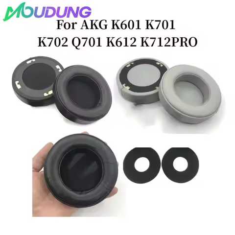 MOUDUNG Replacement Sheepskin Ear Pads Cover Earpad For AKG K601 K701 K702 Q701 K612 K712PRO Headpho