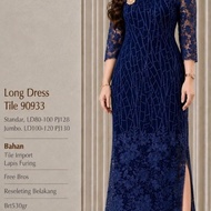 LONGDRESS TILE 90933 NAVY 530GRAM