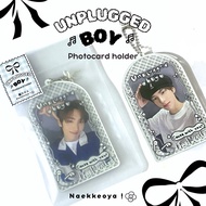 TWS - Unplugged Boy Clear Photocard pc holder Cahol plot twist shinyu dohoon younghae jihoon hanjin 