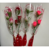 Valentine's Day Roses Rose Bouquet (1 Has 3 Roses)