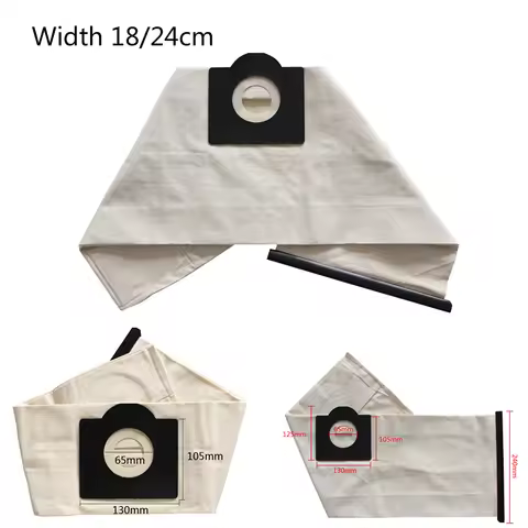 1Pcs Washable Cloth Dust Bags For Karcher WD3 MV3 SE4001 A2299 K2201 F K2150 Vacuum Cleaner Househol