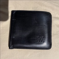 louis vuitton wallet epi leather black marco dompet original authentic