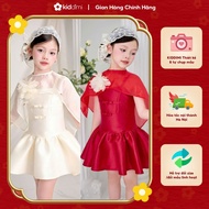 (Order today and receive before CNY) Elegant chiffon collar lady's DRESS - detachable (free flower p