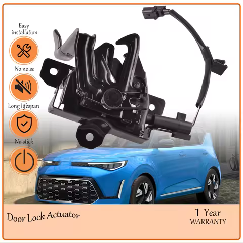 Hardwearing Engine Hood Latch Mechanism, Manufactured to fit Kia Soul 2020-2023, OEM 81130-K0000,811