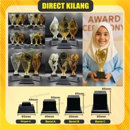 Plastic Trophy Piala Free Design Sticker Medal Hadiah Sukan Award