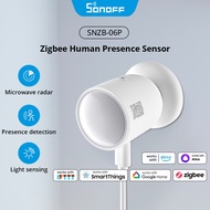 SONOFF SNZB-06P Zigbee Human Presence Sensor Rardar Detector Motion Sensor Smart Home Automation for