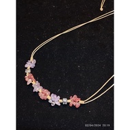 T/A Strawberry Necklace + Purple T/A
