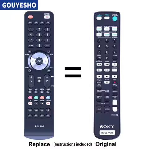 New Remote Control RM-U302 RM-U301 for SONY STR-DE325 STR-DE425 STR-DE435