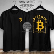 Kaos Bitcoin Crypto Trader Investasi BTC Cyptocurrency Baju Distro Casual Cotton Combed 30s - TW6929
