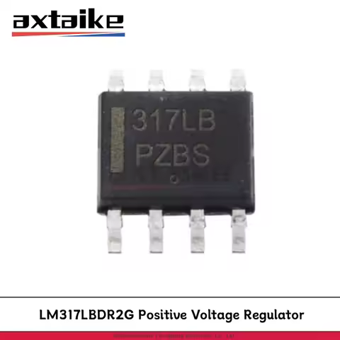 10PCS LM317LBDR2G 317LB SOP-8 100mA 1.2V to 37V Adjustable Output Positive Voltage Regulator IC SMD