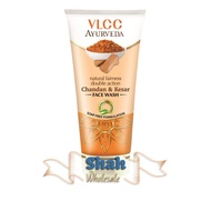 VLCC AYURVEDA Face Wash 100ml CHANDAN & KESAR / HALDI & CHANDAN / DOUBLE NEEM / HALDI & TULSI