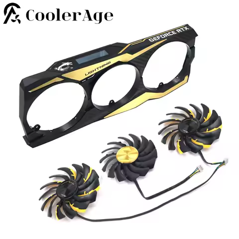 For MSI GeForce RTX 2080 Ti LIGHTNING Z PLD10010B12HH PLD09210B12HH 95MM Replacement Graphics Card F