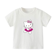 Girls T-shirt, soft and airy, with cute print AT210