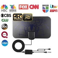 DVB T2 Digital TV Antenna 1080P HD Amplified Indoor HDTV Reception for Smart TV Antenna+Amplifier