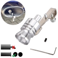 Universal Turbo Sound Whistle Effect Alloy Aluminium Car Motor Exhaust Pipe Muffler Blow Off Tuning Styling Waja Myvi