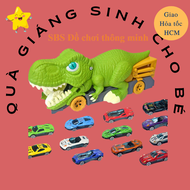 [Voucher 10k]BỘ ĐỒ CHƠI XE KHỦNG LONG NUỐT XE Ô TÔ CON TẶNG KÈM 6 XE Ô TÔ CON