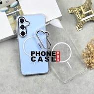 SAMSUNG S24 CASE SAMSUNG S24 FE/ SAMSUNG S24 PLUS/ SAMSUNG S24 ULTRA CASE CRYSTAL CLEAR MAGSAFE MAG-