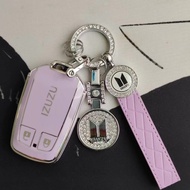 เหมาะสําหรับพวงกุญแจ Isuzu D-max mu-X Isuzu Dmax mux อุปกรณ์ตกแต่งรถยนต์ keychain