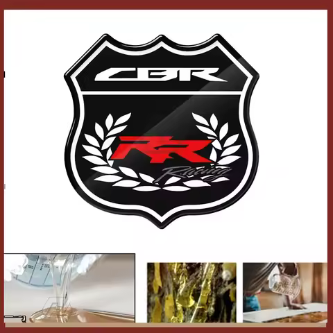 Motorcycle accessories 3D Resin Motorcycle Sticker For Honda CBR Emblem CBR 150R 250R 300R 600F 600R