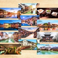Jiangnan Souvenir Fridge Magnet Door Food Culture Festivities 10 cm x 5