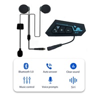 【New Arrivals】 Bluetooth 5.0 Motorcycle Helmet Headset Wireless Handsfree Call Earphone Motor Headphones Mp3 Player Waterproof Noise Reduction