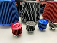 HIGH FLOW AIR FILTER ( 3 INCH HOLE 3" ) / MINI AIR FILTER 12MM OPEN POD HKS Honda civic EK EG B seri