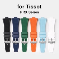 Silicone Watch Strap for Tissot PRX Series Band 12mm Rubber Bracelet for Women Men Watch Band Waterproof Soft Sport Straps Watch Accessories