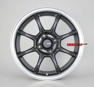 【美麗輪胎舘】KONIG RRF-03 15吋新款內凹旋壓鋁圈4X100 7J ET35 消光黑車邊