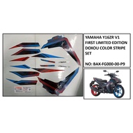(CLEARANCE SALE) YAMAHA ORIGINAL Y16ZR V1 2023 DOXOU LIMITED STRIPE/GRAPHIC SET (BAX-FG000-00-P9)