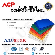ACP Alustar 4mm PE Indoor Aluminium Composite Panel - 122cm X 244cm, Champagne