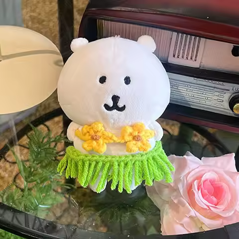 Cute Summer Outfit Trendy Dolls Accessories For 13cm Joke Bear Pulsh Dolls Clothes Handmade Woven Gr