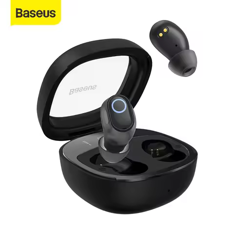 Baseus WM02 Plus Earbuds Wireless Bluetooth 5.3 Headphones LED Digital Display Earphones Touch Contr
