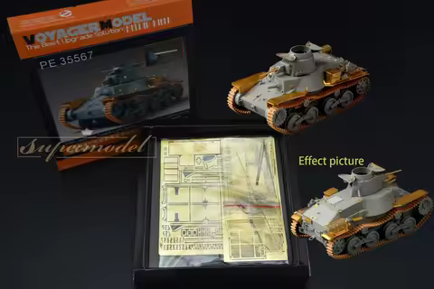 Voyager PE35567 1/35 WWII Japanese Type95 Light Tank early version(B ver include Gun barrel）(For DRO