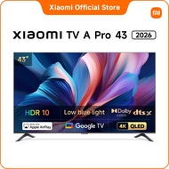Xiaomi TV A Pro 43 2026|4K/QLED/HDR 10+/Google TV/Dolby Audio™️/Xiaomi Sound/Voice Control/Smart TV