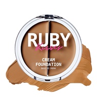 Ruby Kisses 3D Face Creator Cream Foundation & Concealer, 12 Hours Long Lasting, Medium to Full Cove