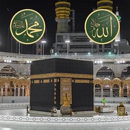 Potrait Kaabah untuk ruang solat.