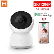 กล้อง Mi Smart สำหรับแอป Mijia กล้องถ่ายรูป A1เว็บแคม2K 1296P HD WiFi แพนท์การมองเห็นได้ในเวลากลางคืน360 ° ดูกล้องวิดีโอกล้องนิรภัยเด็ก