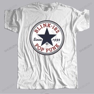 Homme brand fashion t shirt summer men casual t-shirt Punk Rock BLINK 182 Printed Funny Tees Mens st