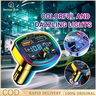 Boutique StoreCar Bluetooth FM Transmitter Car MP3 Player U Disk Music Dual USB 4.2A PD Car Charger 