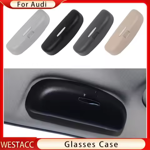 ABS 4Color Car Glasses Case Holder for Audi A3 A4L A6L A7 Q2L Q3 Q5 Q5L Sunglasses Eyeglasses Holder