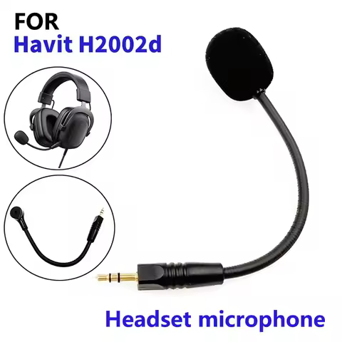 Y-1 Pc Replacement 3.5mm Microphone For Havit H2002d Gaming Headset Mic E-sports Games Replacement M